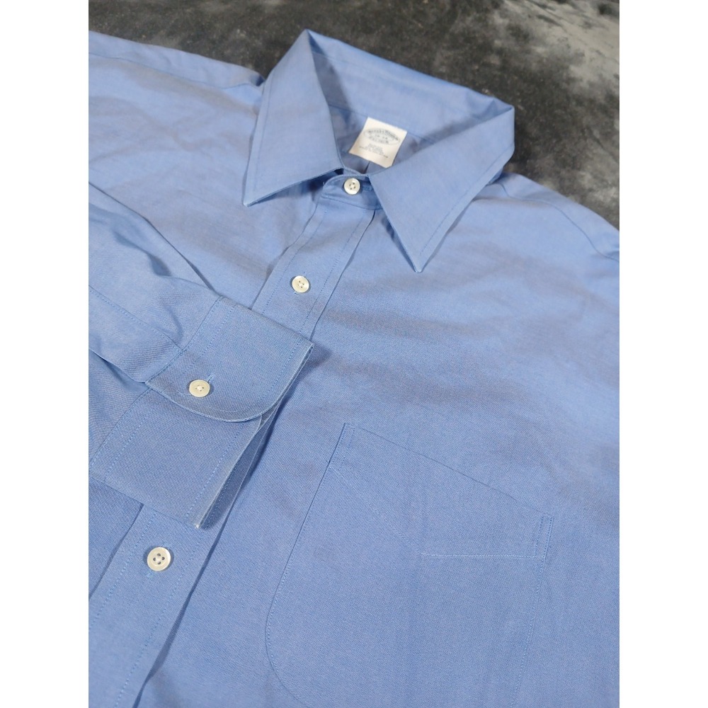 Brooks Brothers Slim Fit Dress Mens 18-34 Non Iron Button Up